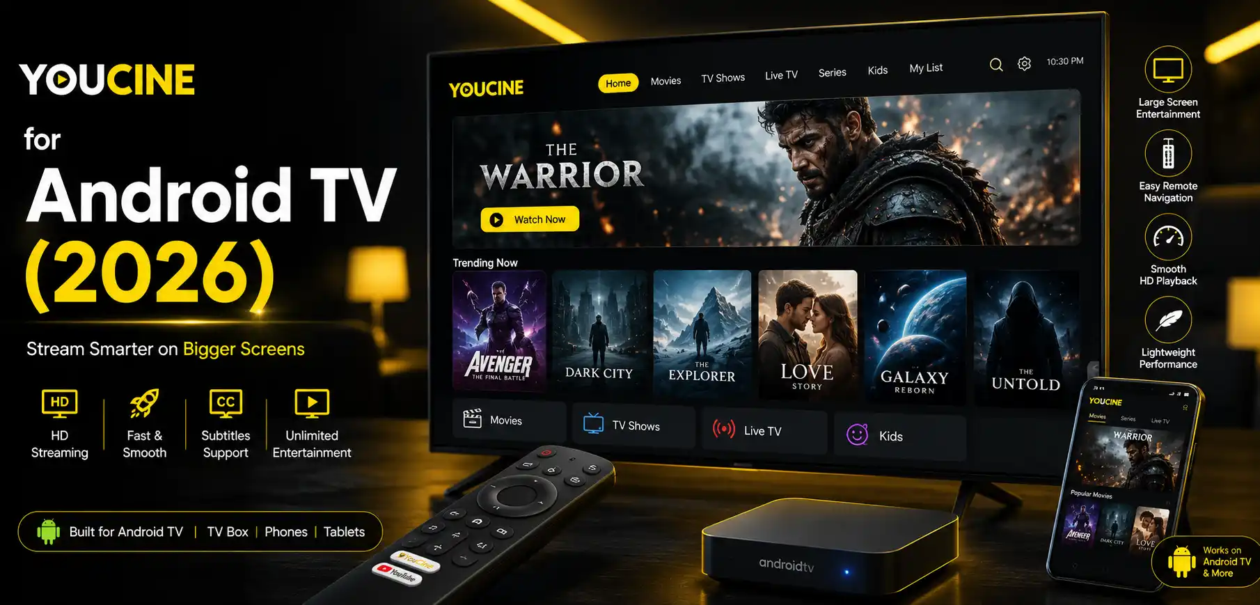 Youcine on Android Tv