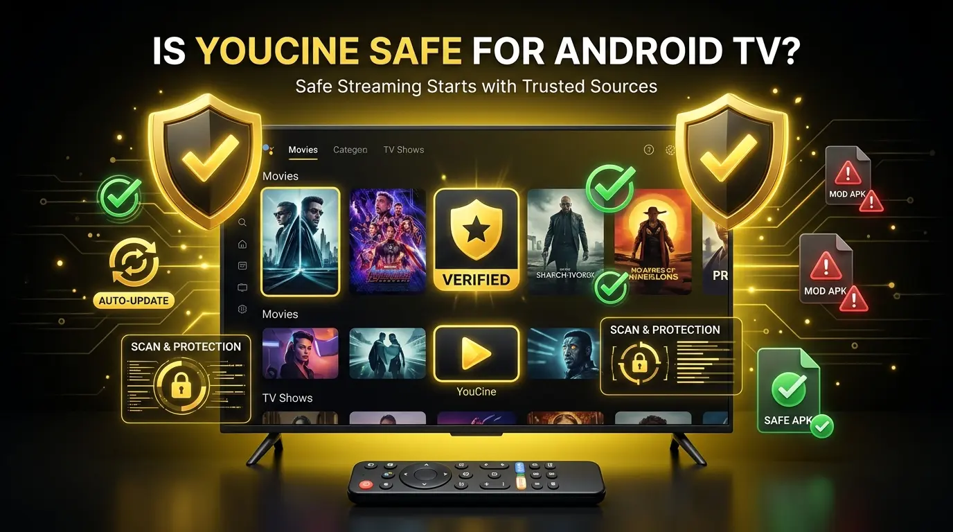 Is YouCine Safe for Android TV?