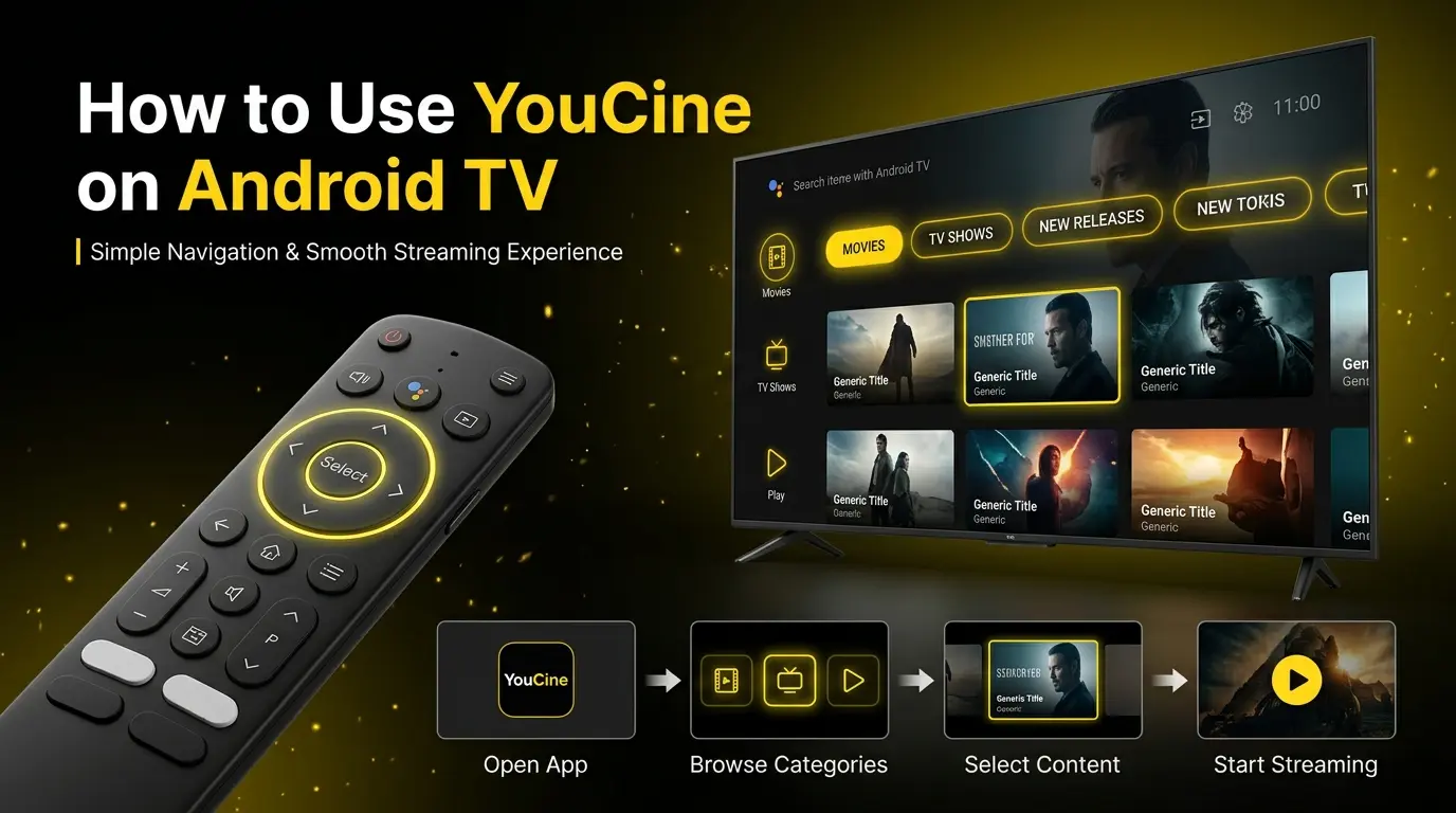 How to Use YouCine on Android TV