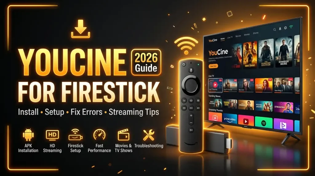 YouCine for Firestick (2026) – Installation Guide, Setup, Fixes & Best Streaming Tips