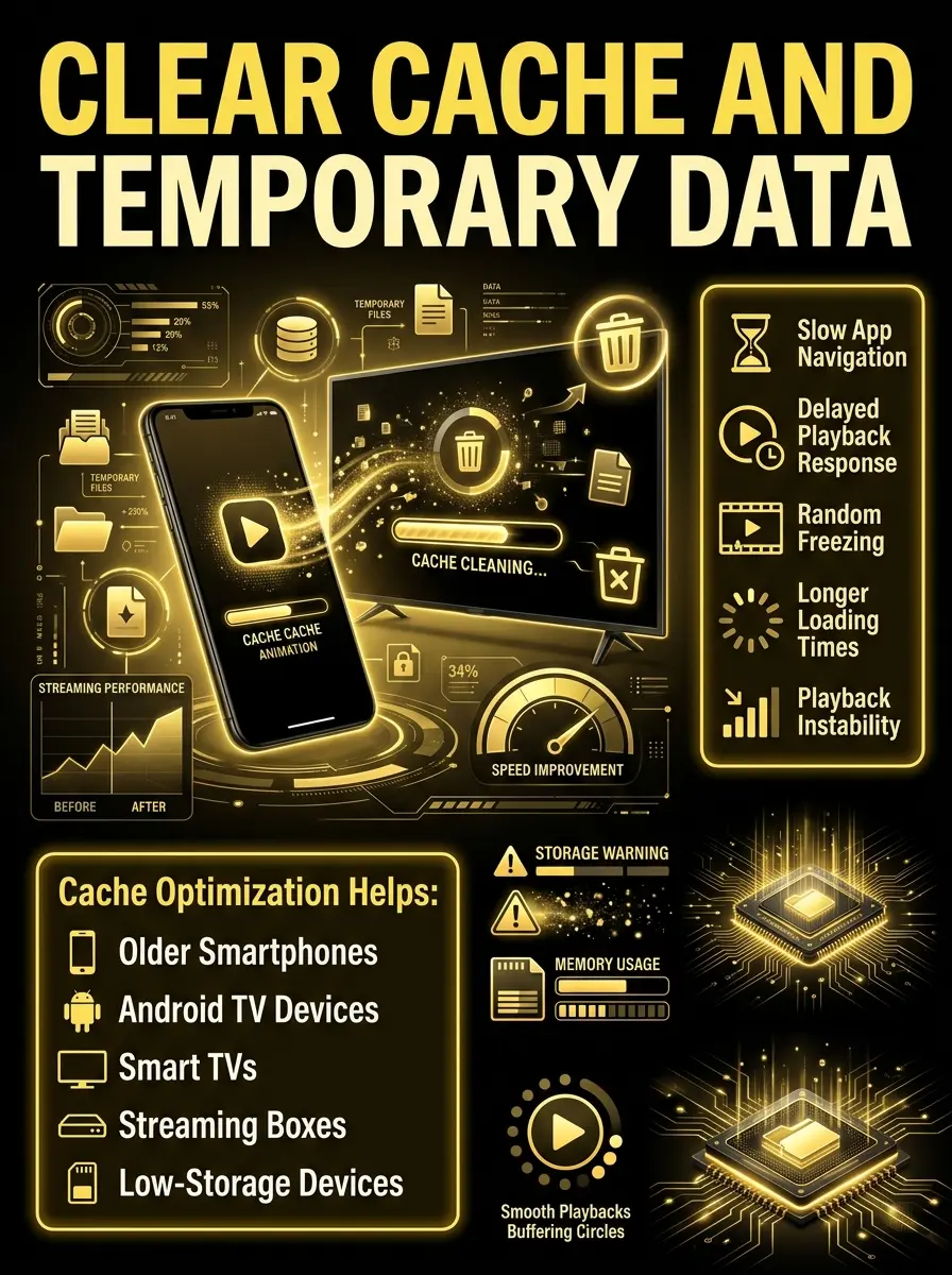 Clear Cache and Temporary Data