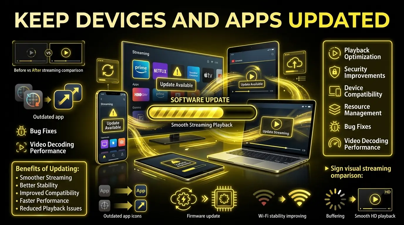 Keep Devices and Apps Updated