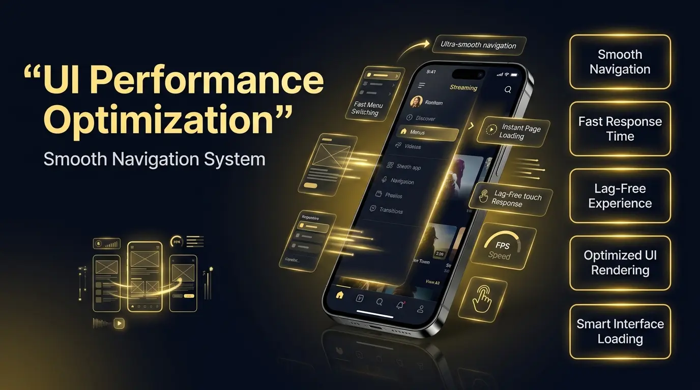 UI Performance Optimization (Smooth Navigation System)
