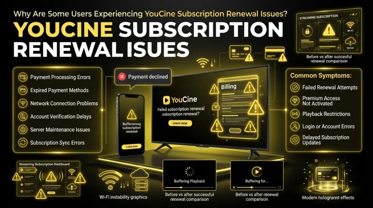 Why Are Some Users Experiencing YouCine Subscription Renewal Issues