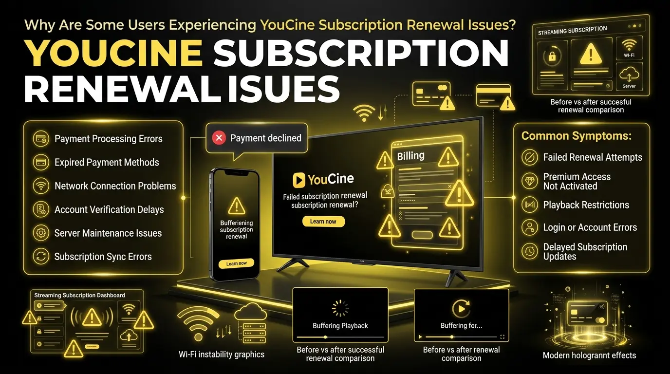 Why Are Some Users Experiencing YouCine Subscription Renewal Issues